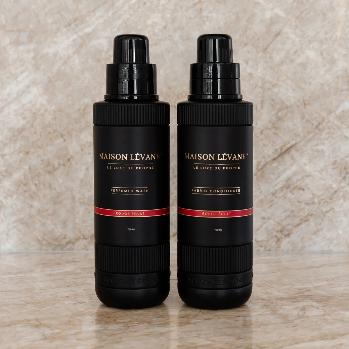 Maison Lévane Perfumed Duo: perfumed wash and fabric conditioner in Rouge Éclat